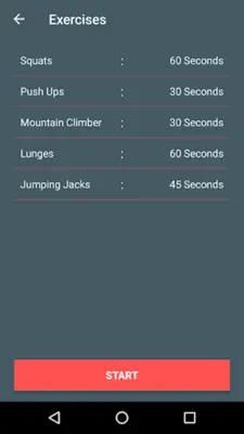 4 Min Workout - Tabata HIIT android App screenshot 2